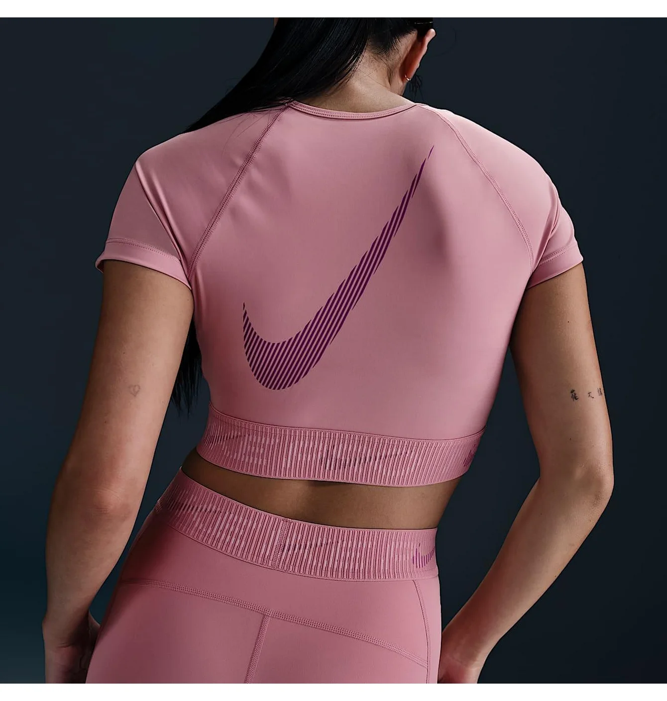Nike Pro Dri-FIT Short-Sleeve Cropped Top