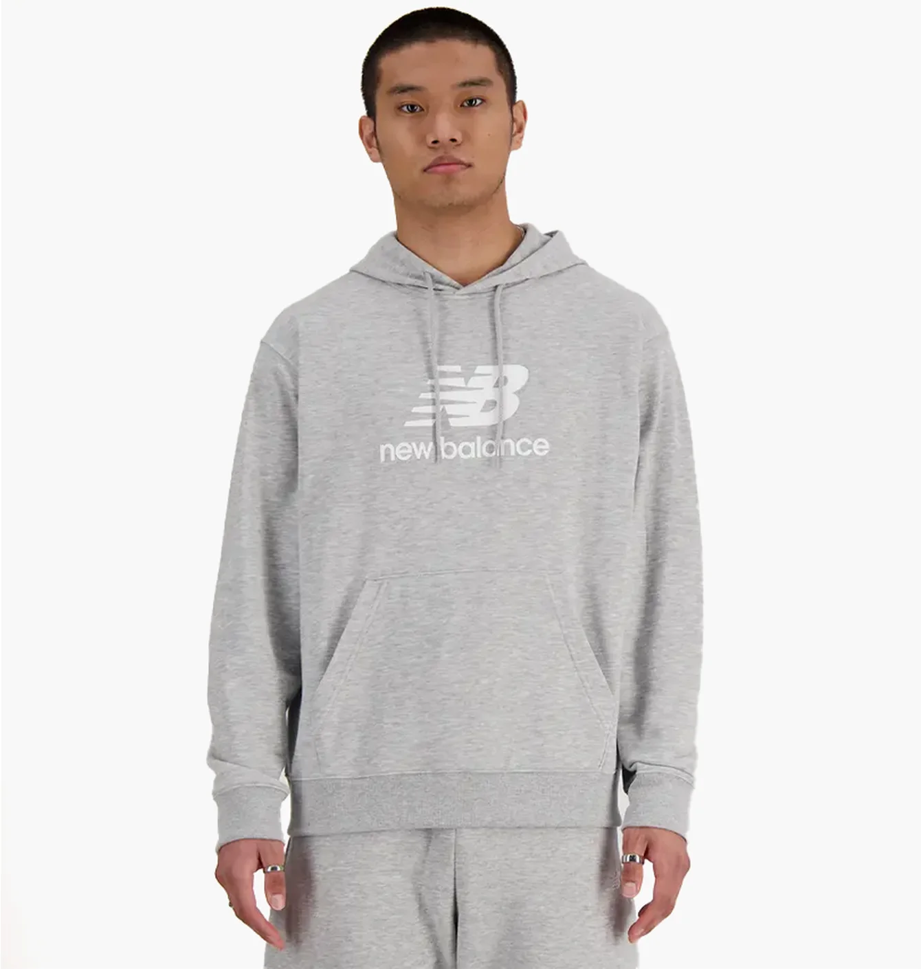 New Balance Stacked Logo / Grey