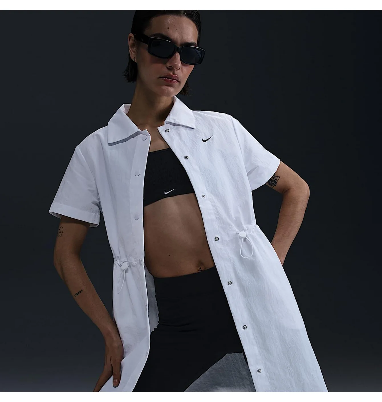 NIKE SHORT-SLEEVE MINI DRESS