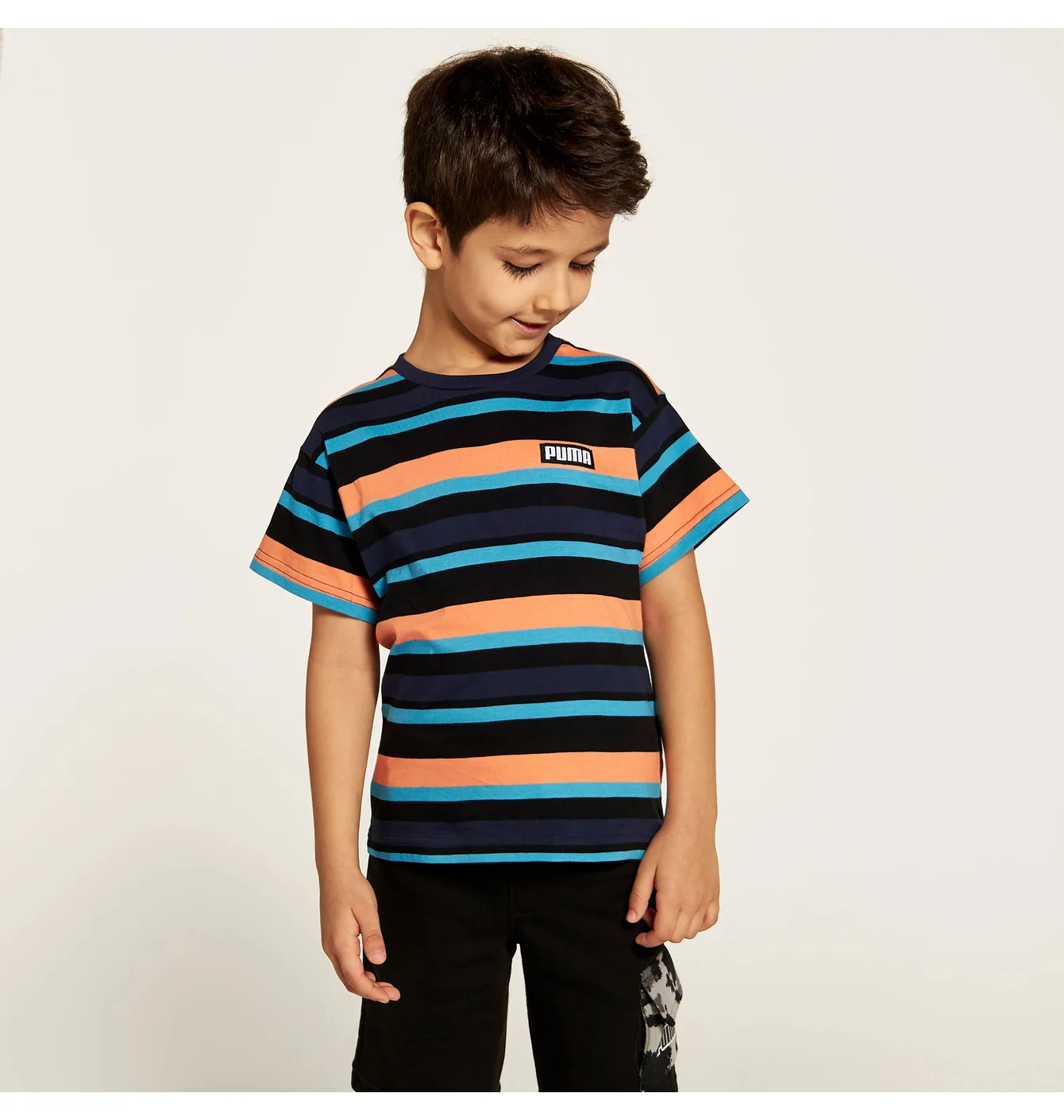 Футболка дитяча Puma Alpha Striped Multi 847293-06