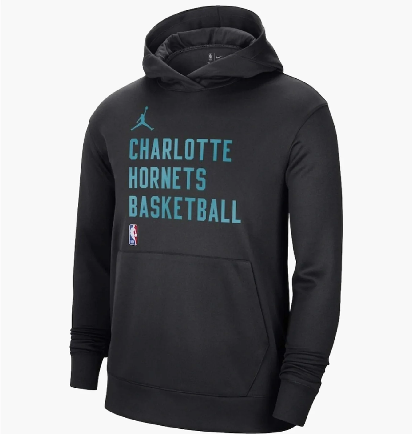 Худі чоловіче Air Jordan Charlotte Hornets Black FB3690-010