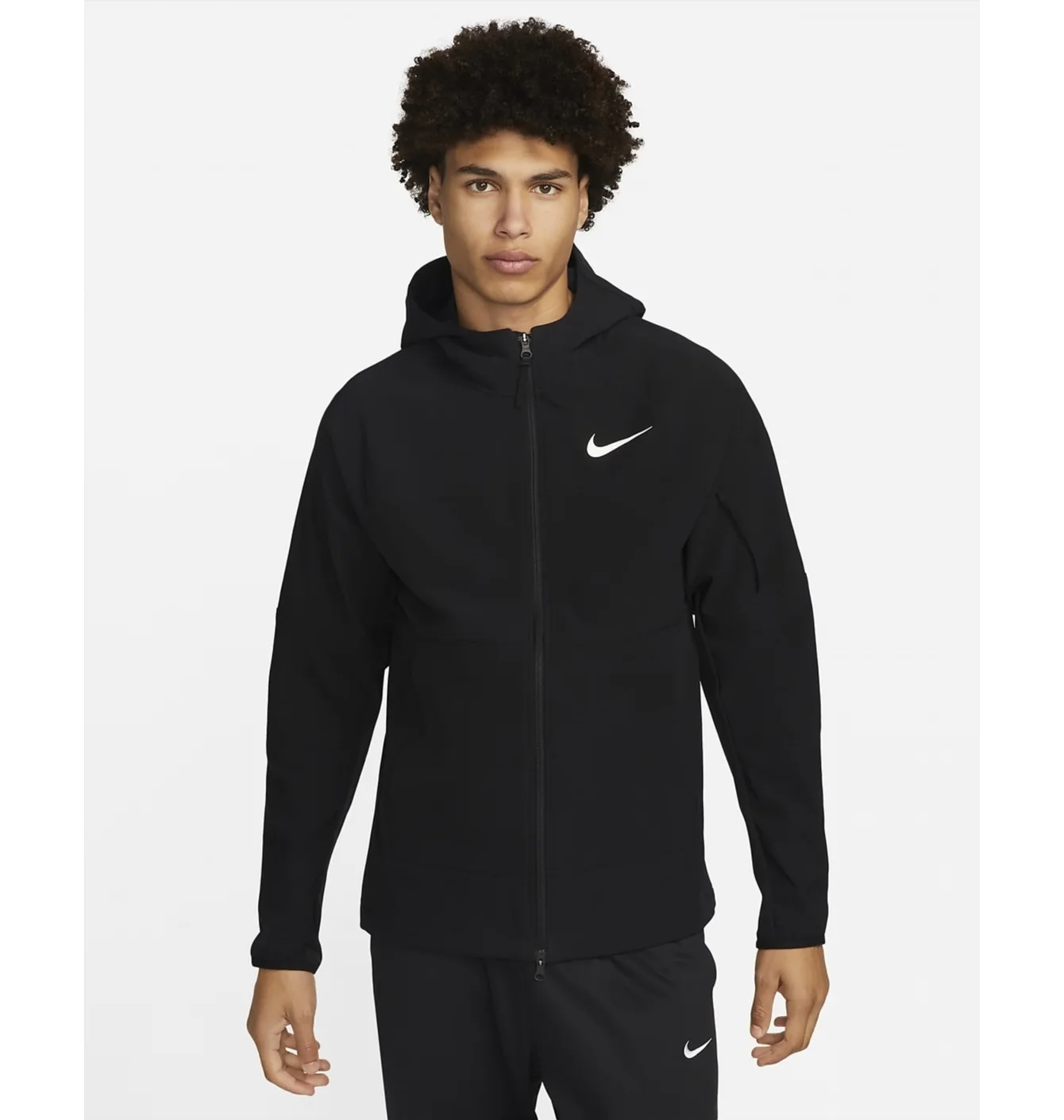 Толстовка чоловіча Nike Pro Flex Vent Max Winterized Fitness Jacket Black Dq6593-010