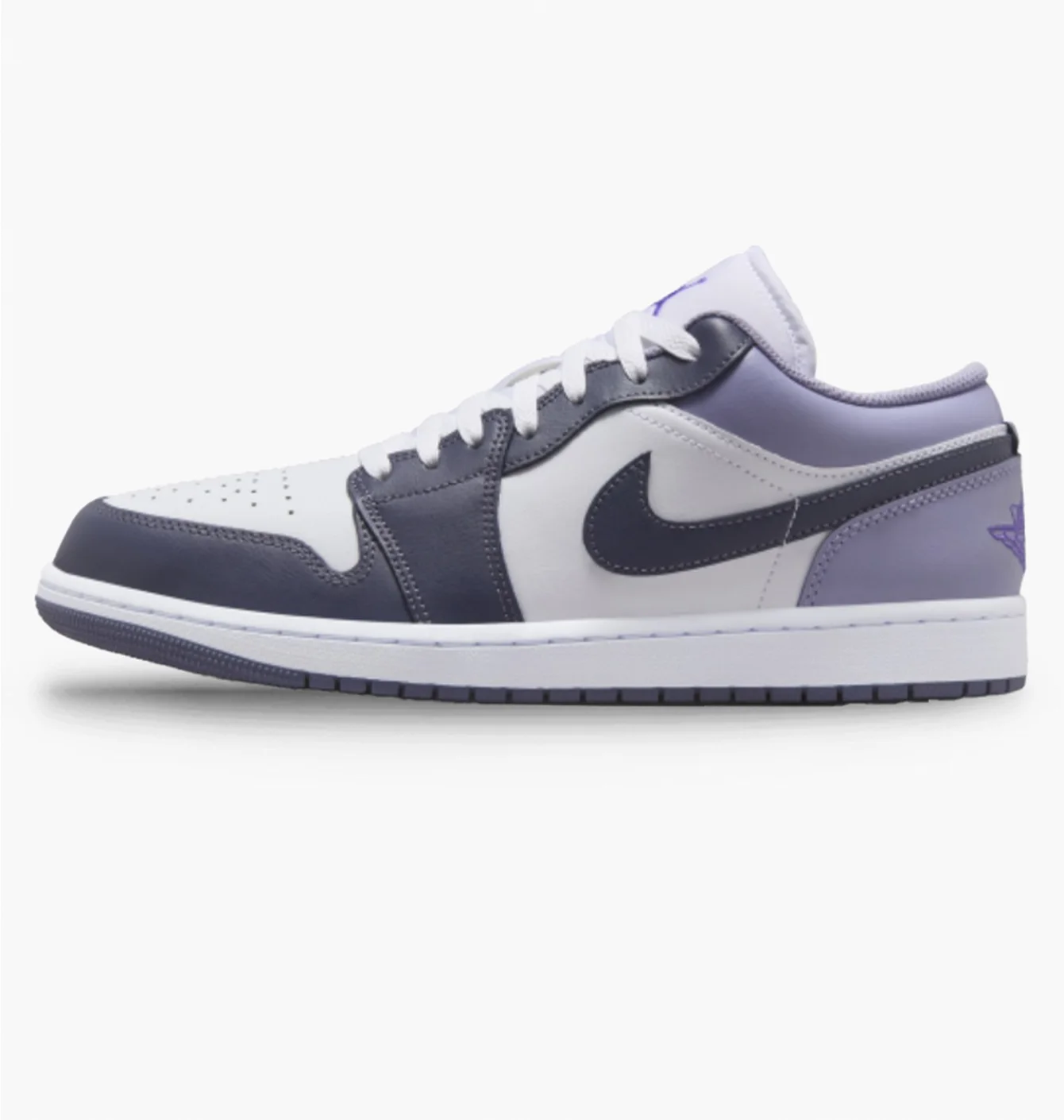 Кросівки чоловічі Air Jordan 1 Low Violet/White 553558-145