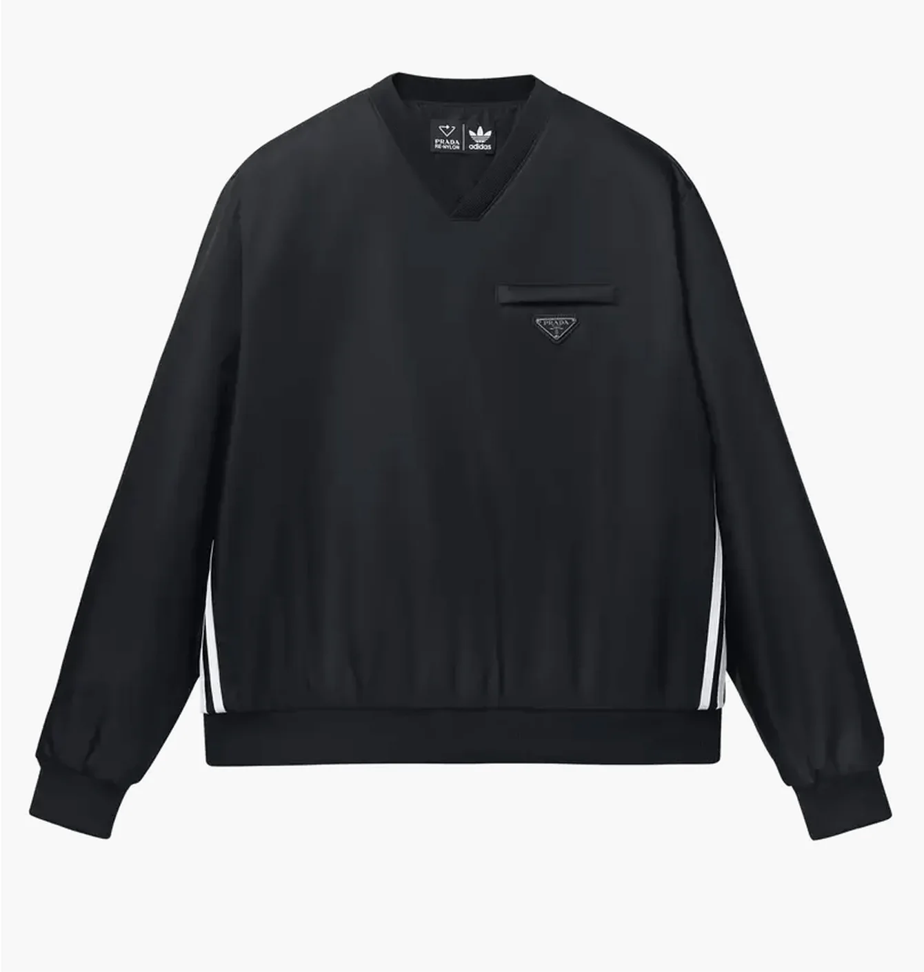 Adidas Prada X Re-Nylon Sweater Black