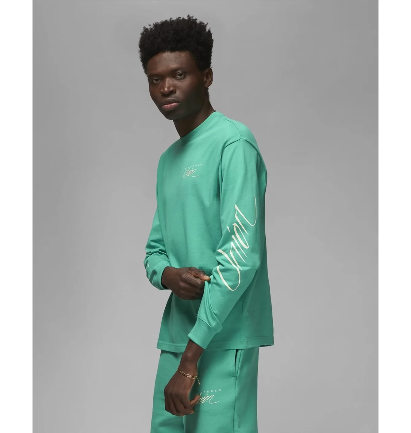 Jordan x Union MJ L/S Tee Kinetic Green