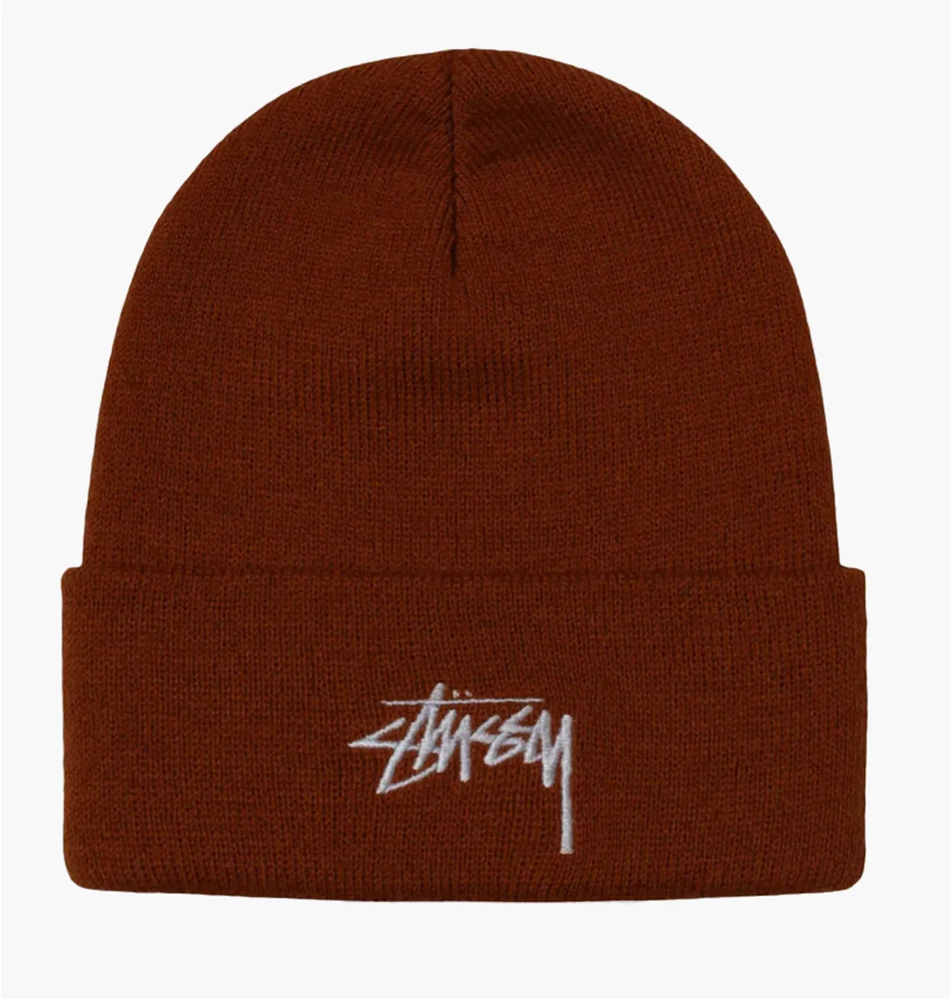 Шапка унісекс Stussy Stock Cuff Beanie Pumpkin Brown 1321020-PUMP