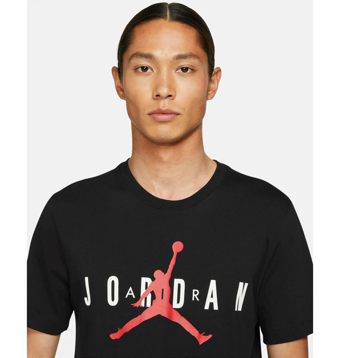Jordan Tee Centre Logo Black