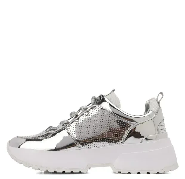 Michael Kors Сosmo trainer metallic