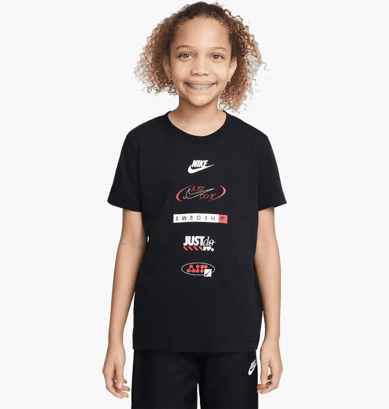 Футболка дитяча Nike Tee Logos Black HM5662-010