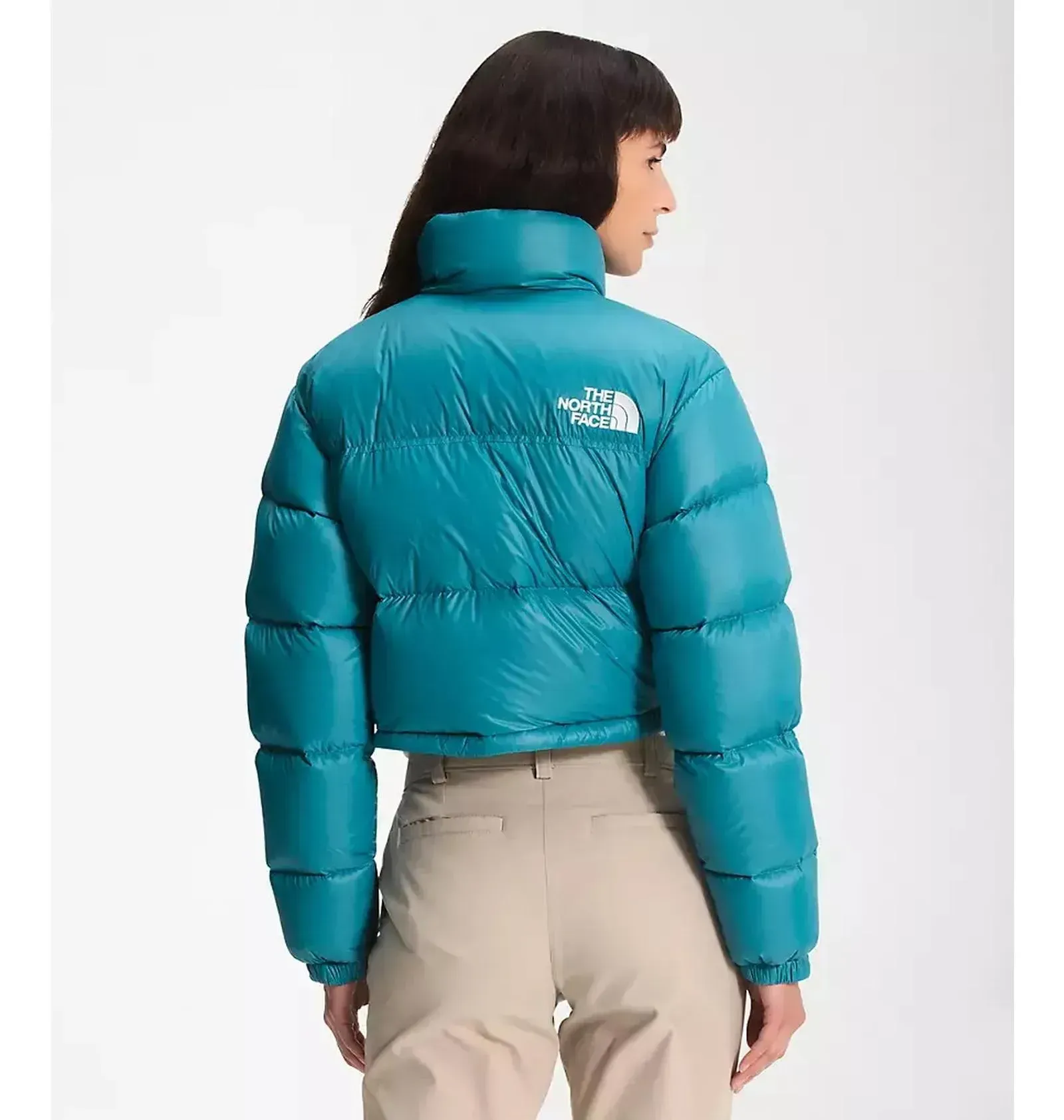 W пуховикThe North Face Print Nuptse Short
