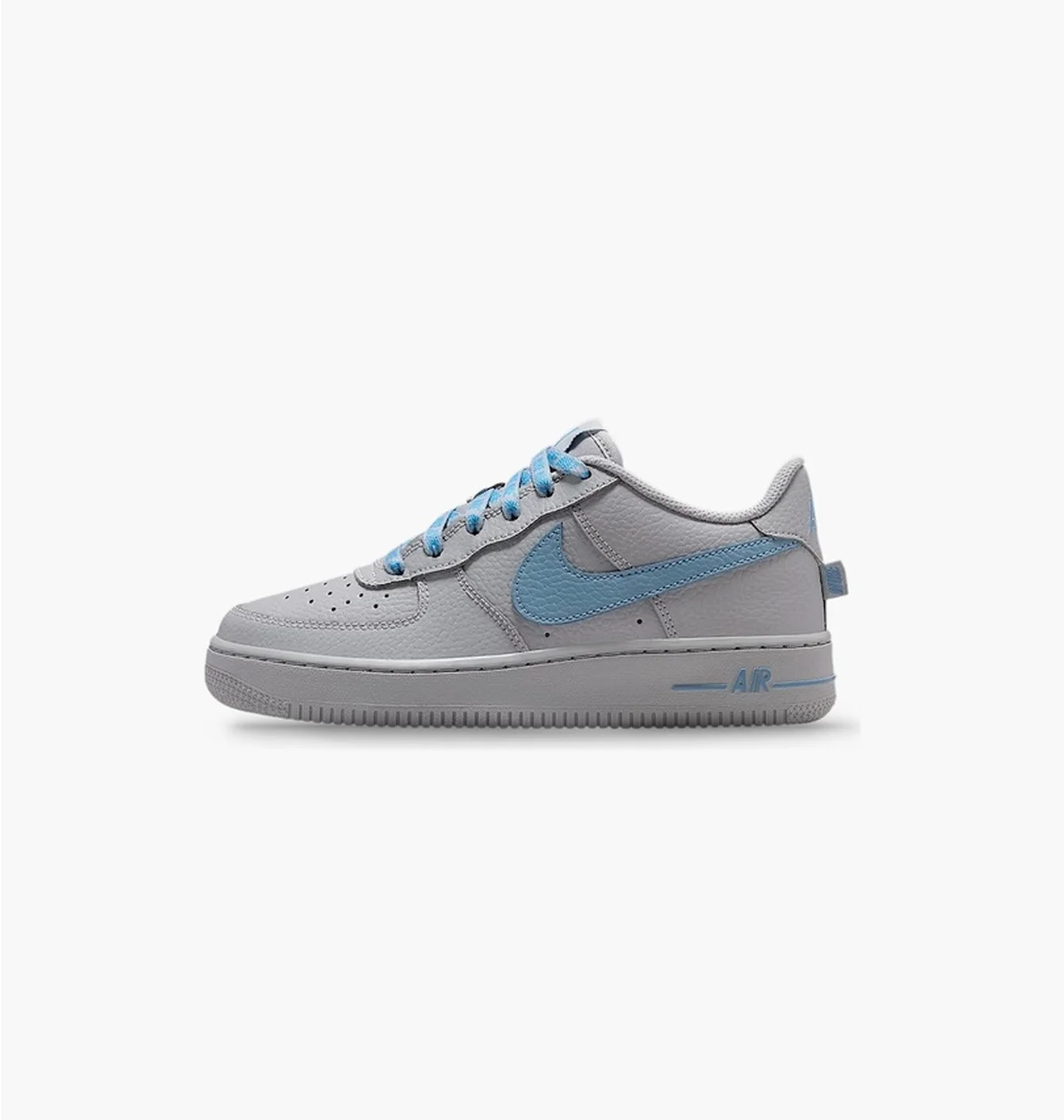 Кросівки дитячі Nike Air Force 1 Low Js Grey/Blue IR0270-004