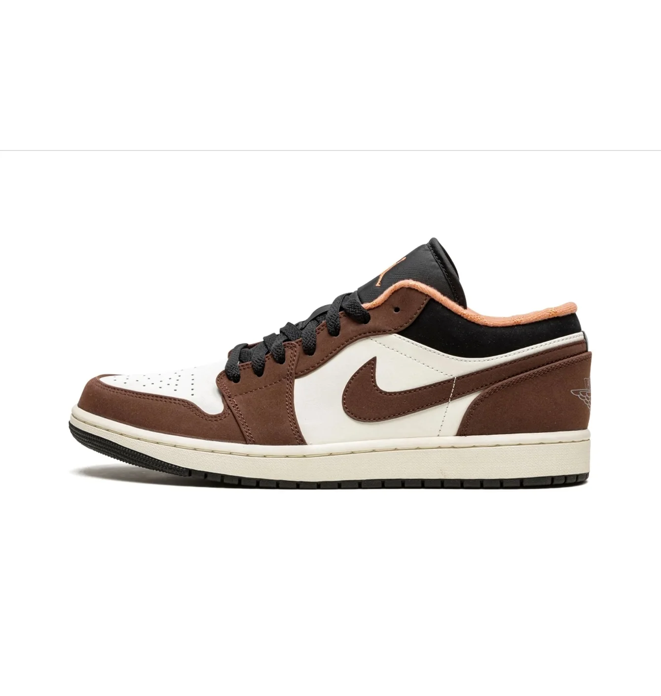 Кросівки чоловічі Air Jordan 1 Low White/Brown DC6991-200