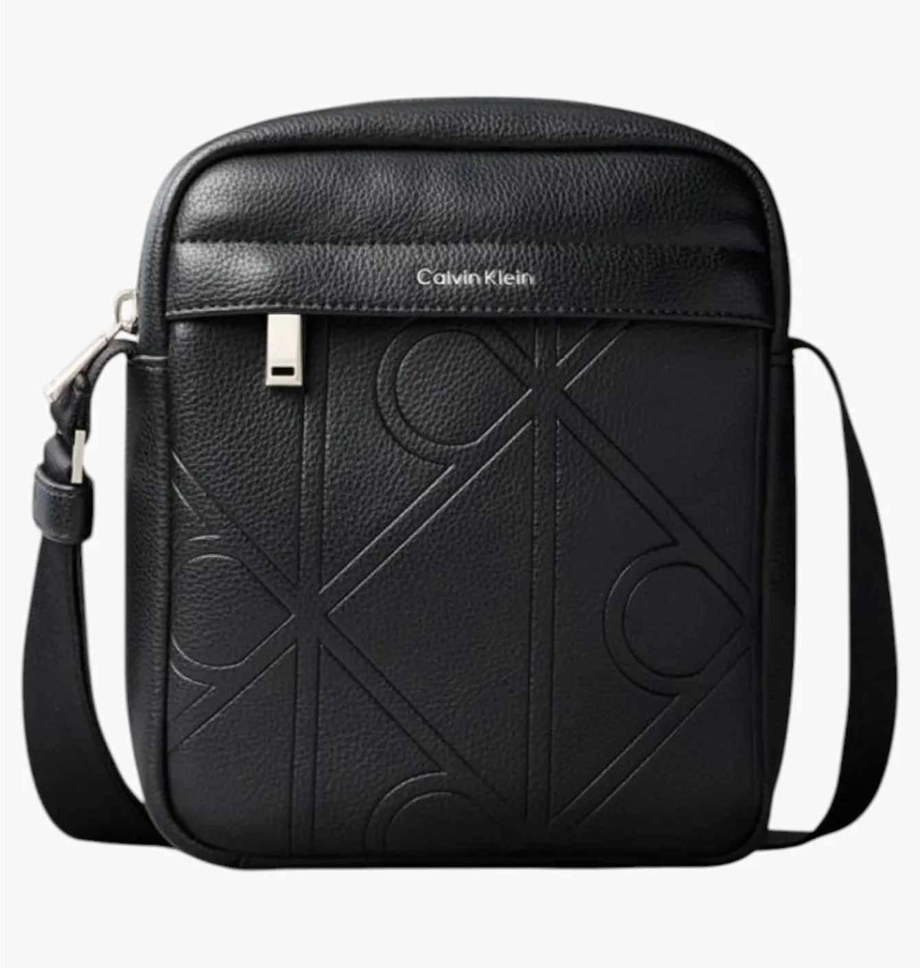 Сумка чоловіча Calvin Klein Emblem Embossed Reporter Bag Black LV04D3331GUB1
