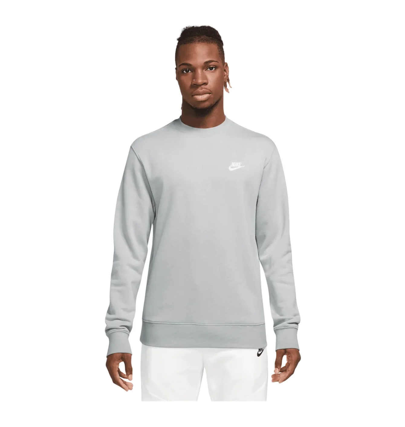 Світшот чоловічий Nike Club Crew Sweatshirt Grey BV2662-077