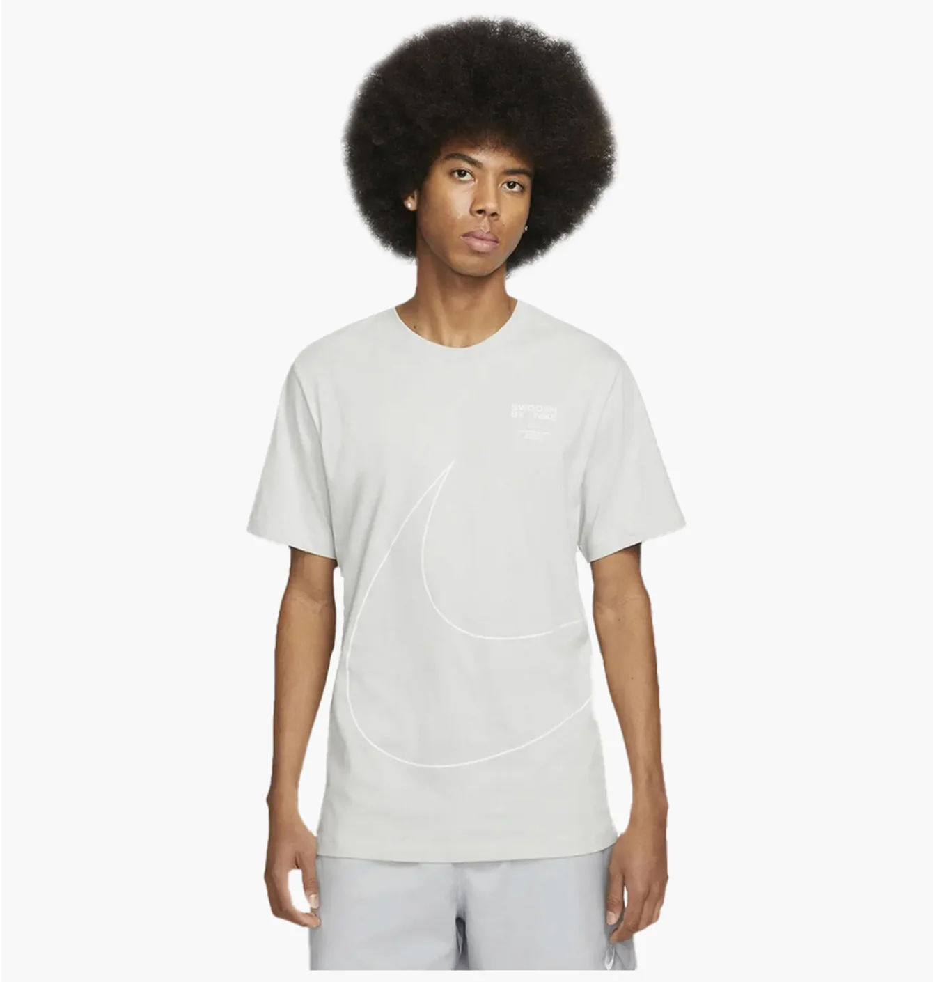 Футболка чоловіча Nike Nsw Tee Big Swoosh 2 White DZ2883-034