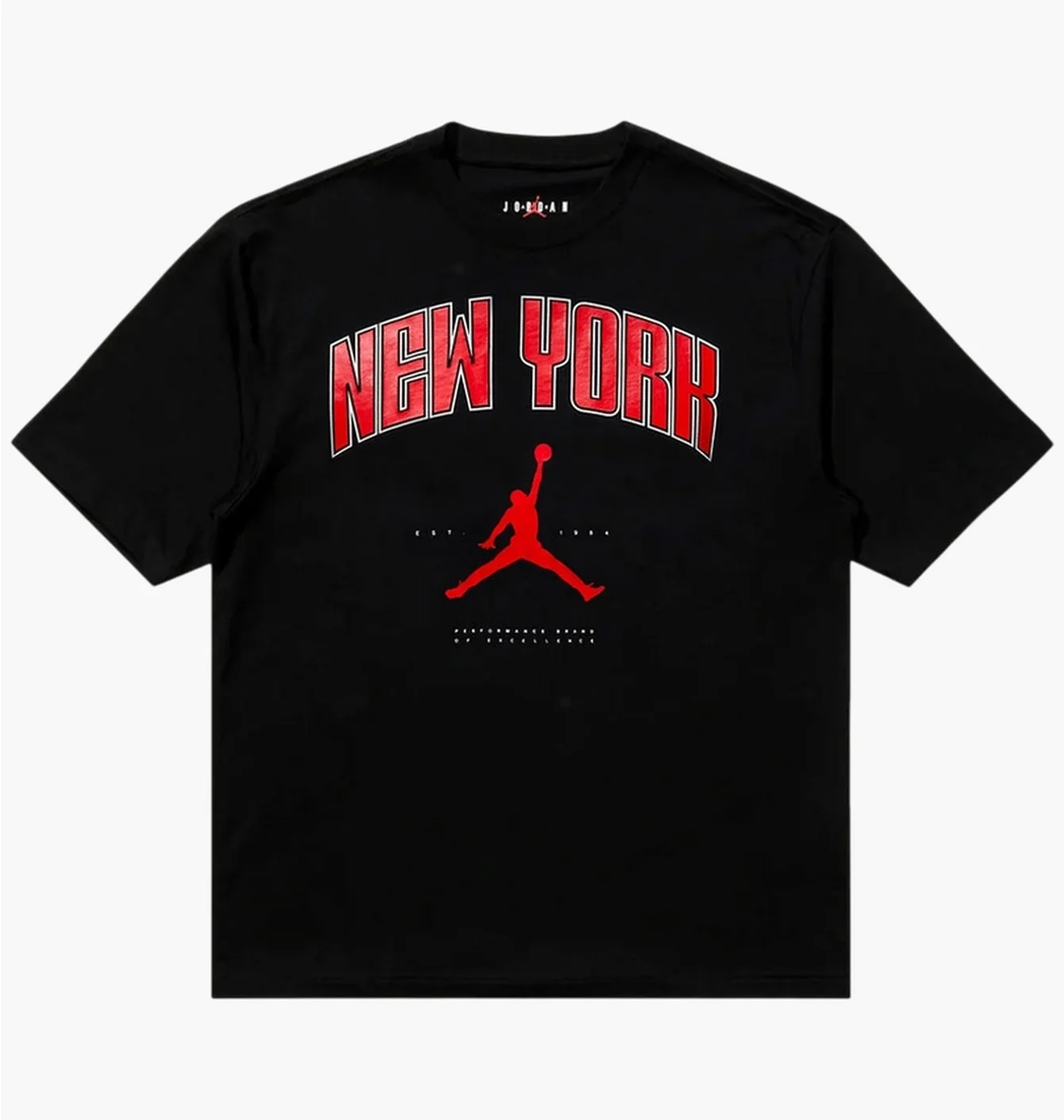 Футболка чоловіча Air Jordan Ny City Lbr Crew Black HQ0380-010
