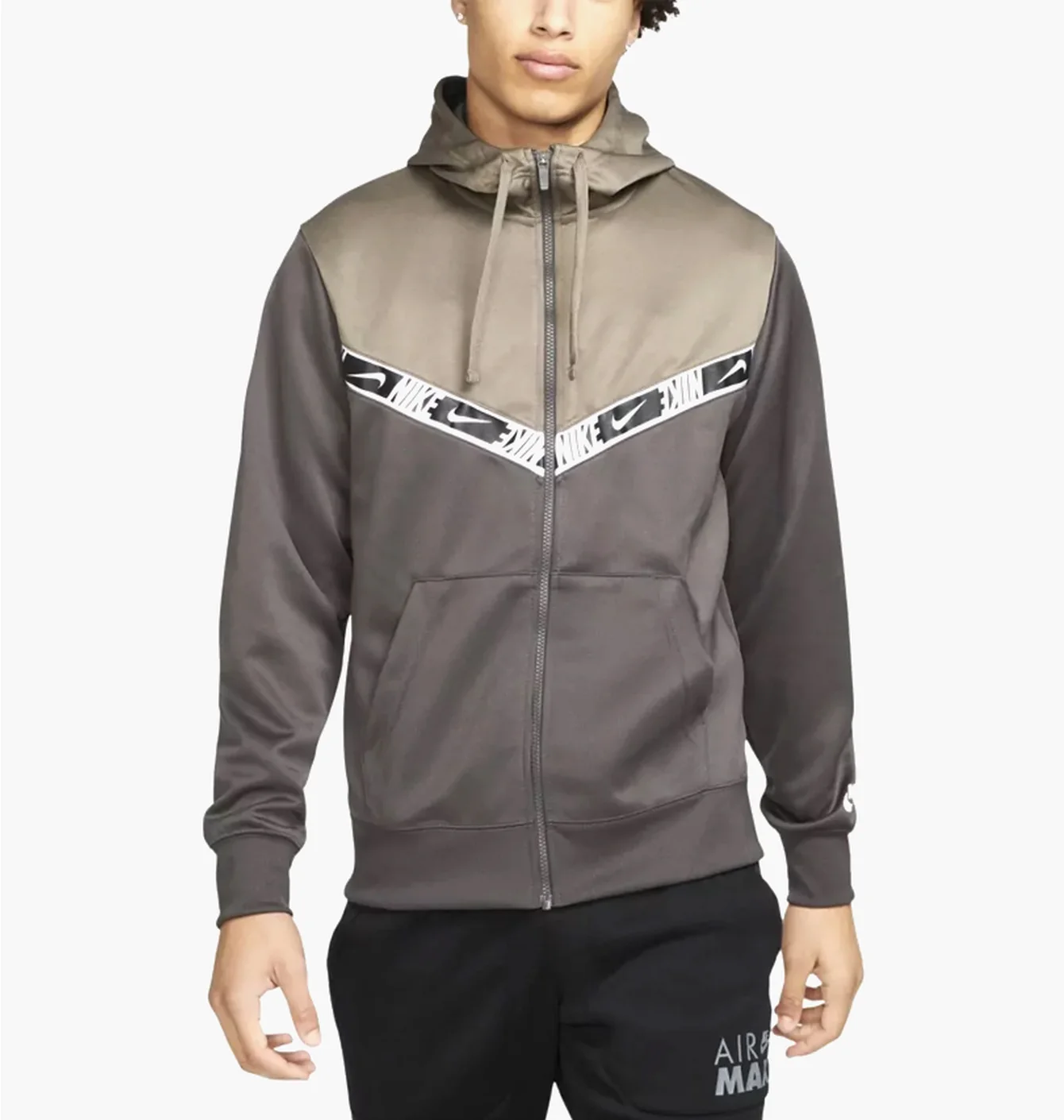 Толстовка чоловіча Nike M Nsw Repeat Pk Fz Hoodie Grey DM4672-254