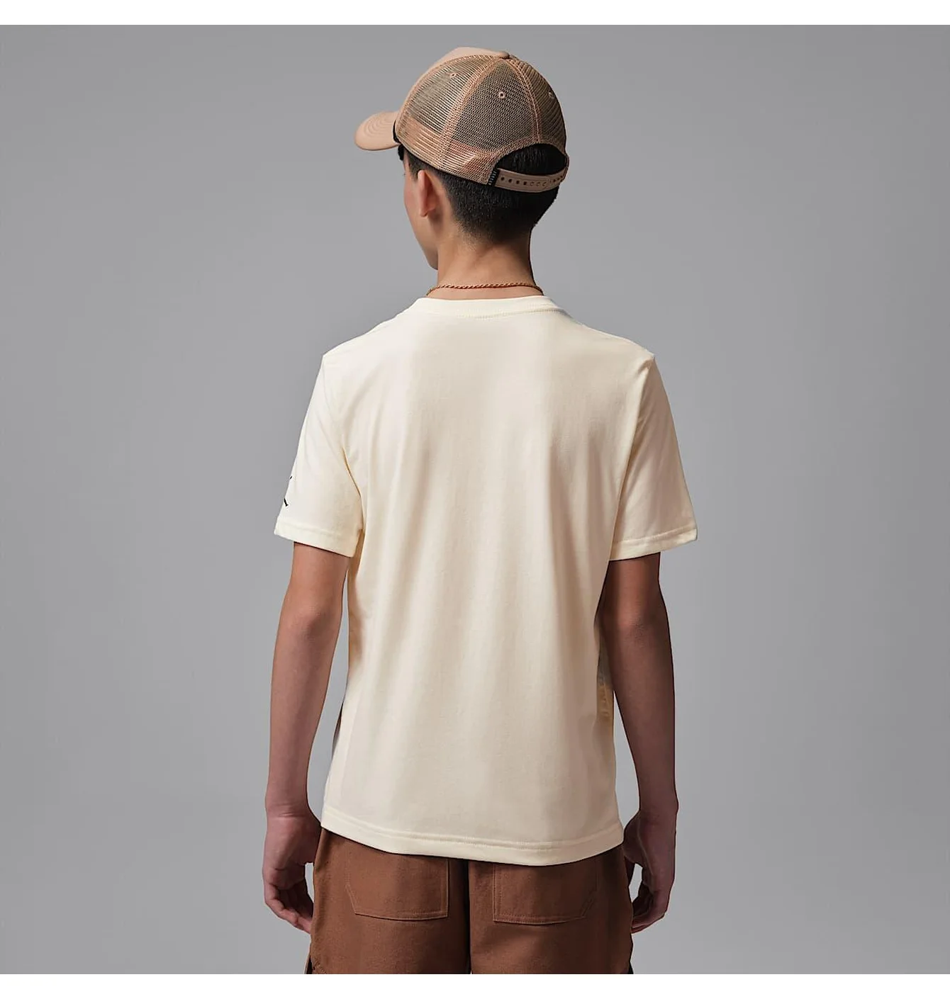 Футболка дитяча Nike Ess Tee Beige 95F057-W5T