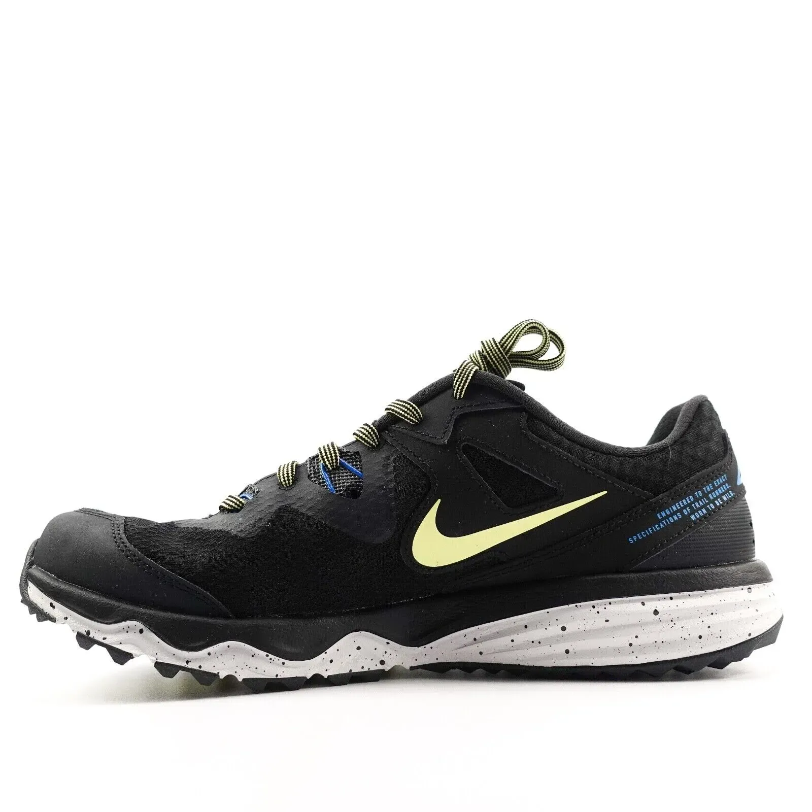 Трейлові кросівки для бігу жіночі Nike Juniper Trail Black Yellow Hiking Shoes (CW3809-004)