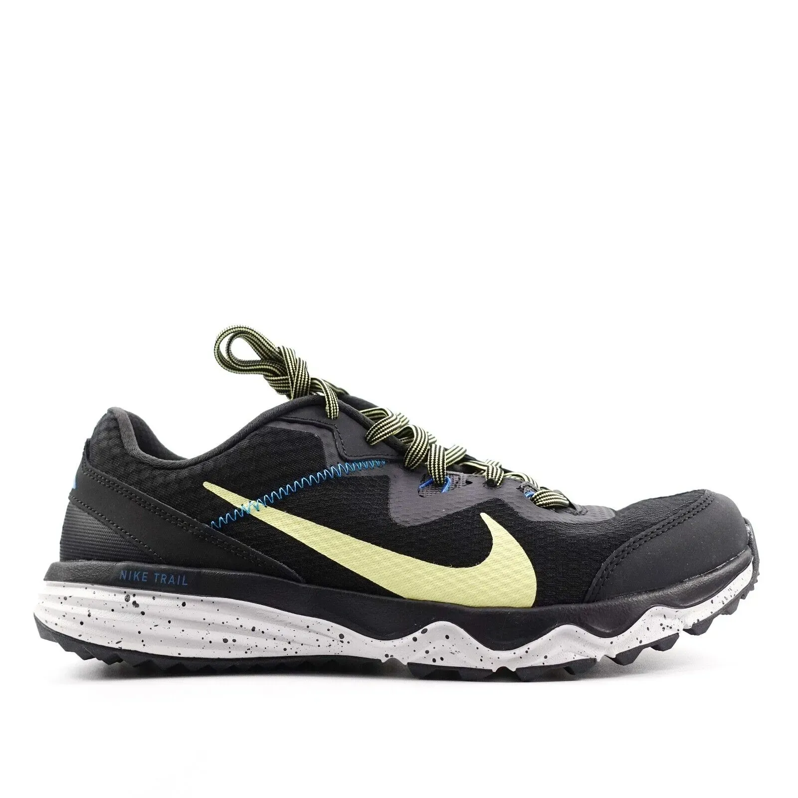 Трейлові кросівки для бігу жіночі Nike Juniper Trail Black Yellow Hiking Shoes (CW3809-004)