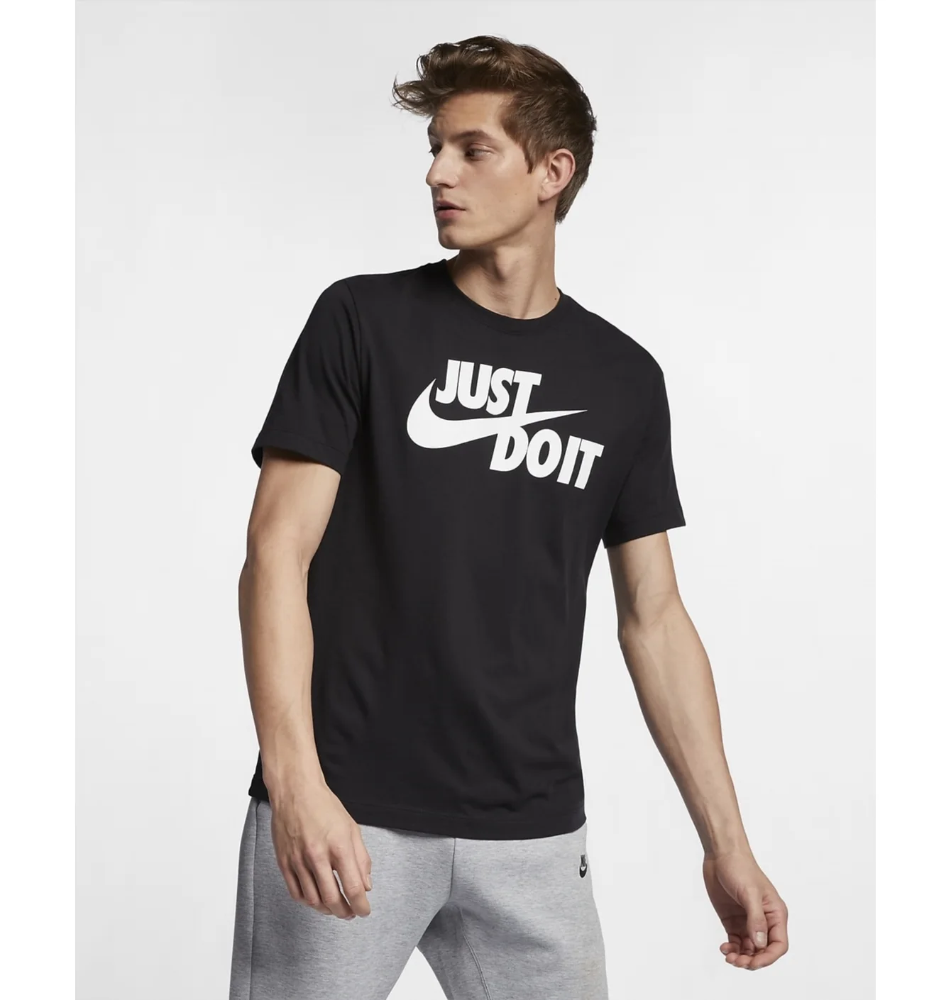 Футболка чоловіча Nike M Nsw Tee Just Do It Swoosh Black AR5006-011