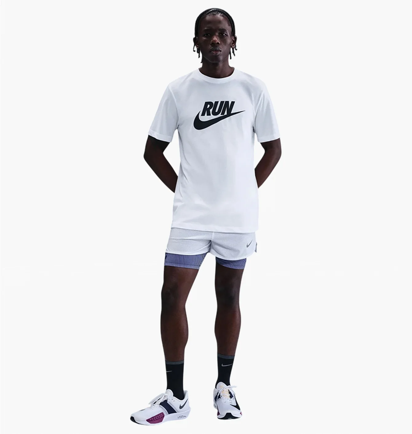 Футболка чоловіча Nike Dri-Fit Swoosh MenS Running T-Shirt White IH4238-100
