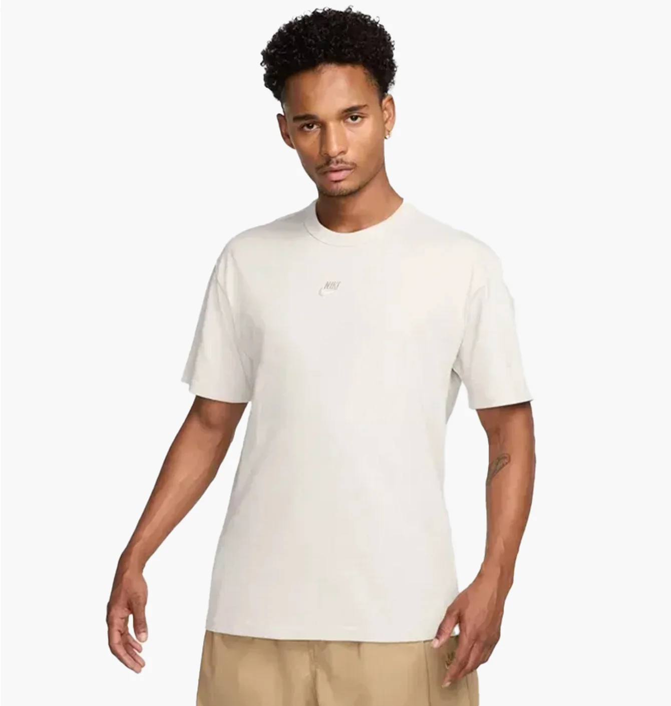 Футболка чоловіча Nike Sw Premium Essential Beige DO7392-074