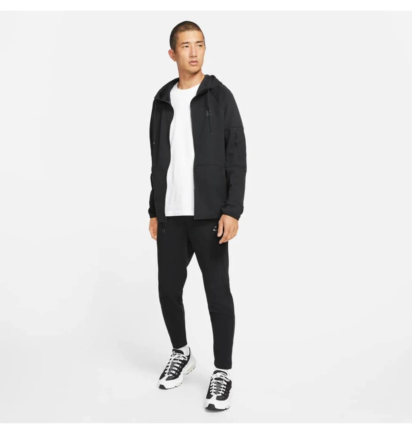 Толстовка чоловіча Nike Sportswear Hoodie Full-Zip Black DD5284-010