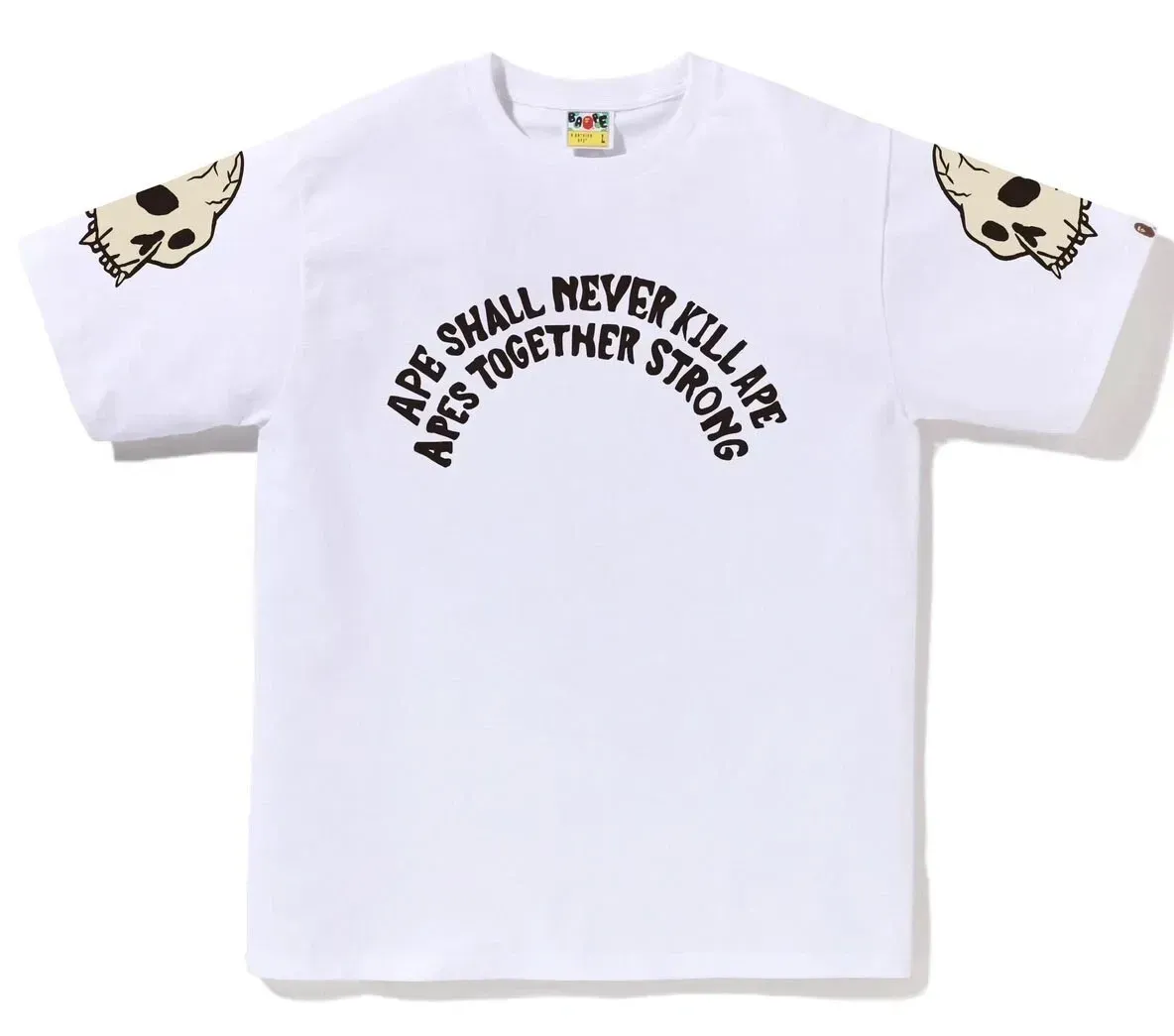 Bape Souvenir Skull white  tee