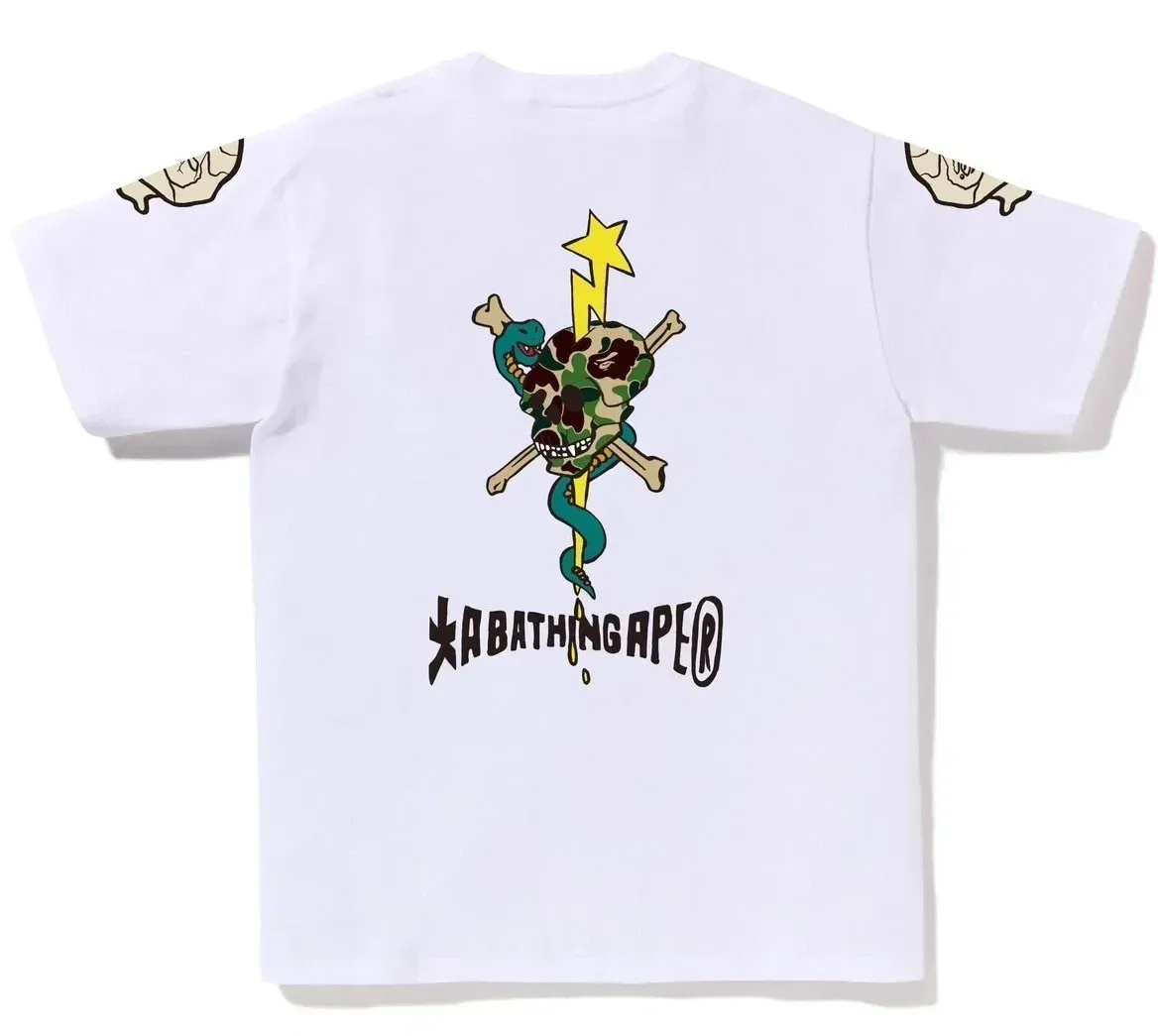 Bape Souvenir Skull white  tee