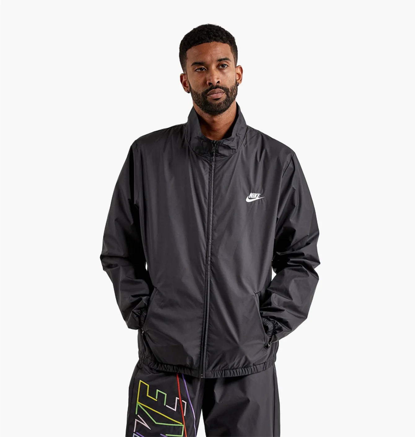 NIKE CLUB WOVEN JACKET BLACK