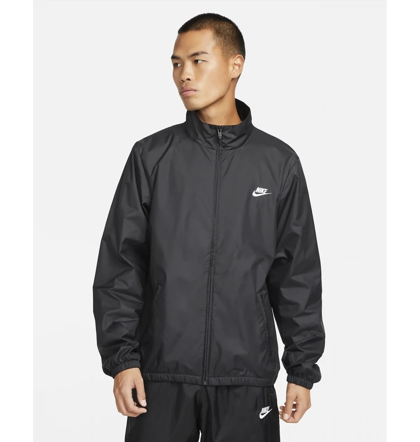 NIKE CLUB WOVEN JACKET BLACK
