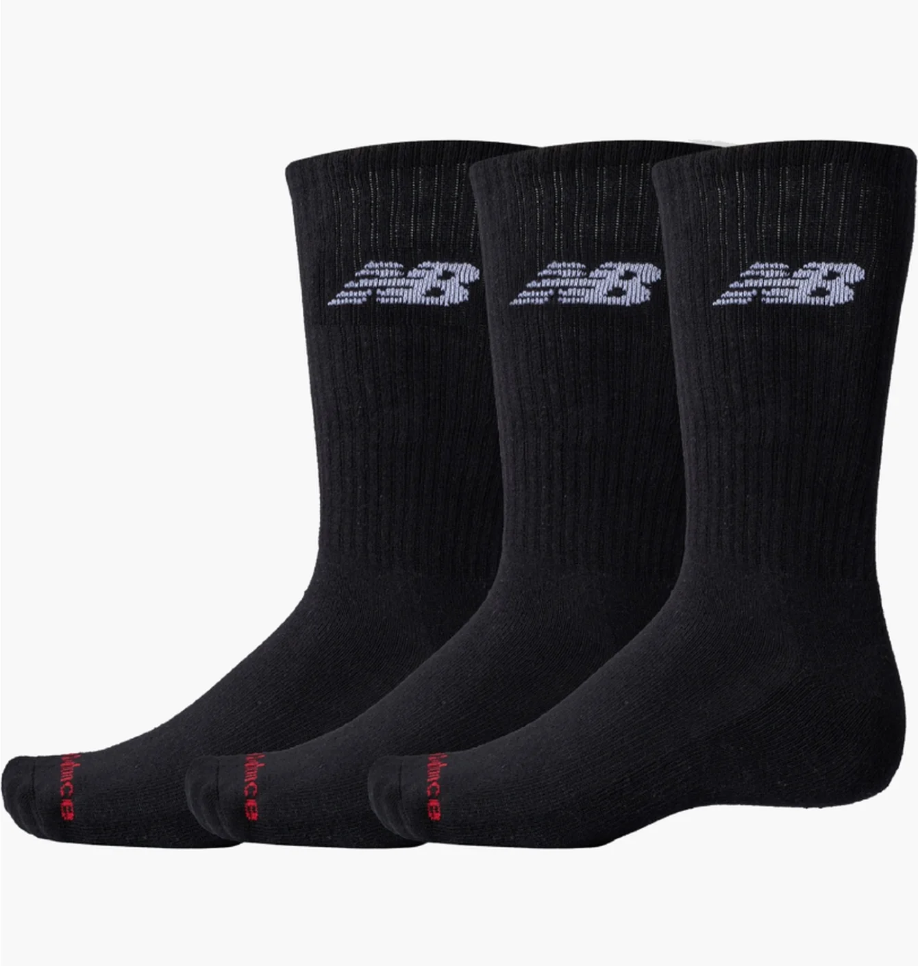 Шкарпетки New Balance Everyday Crew (3 пари) Black LAS51293BK