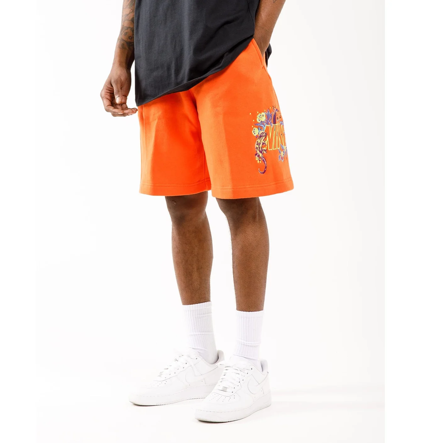 Nike Men's Sportswear Club Fleece Shorts Electro Orange