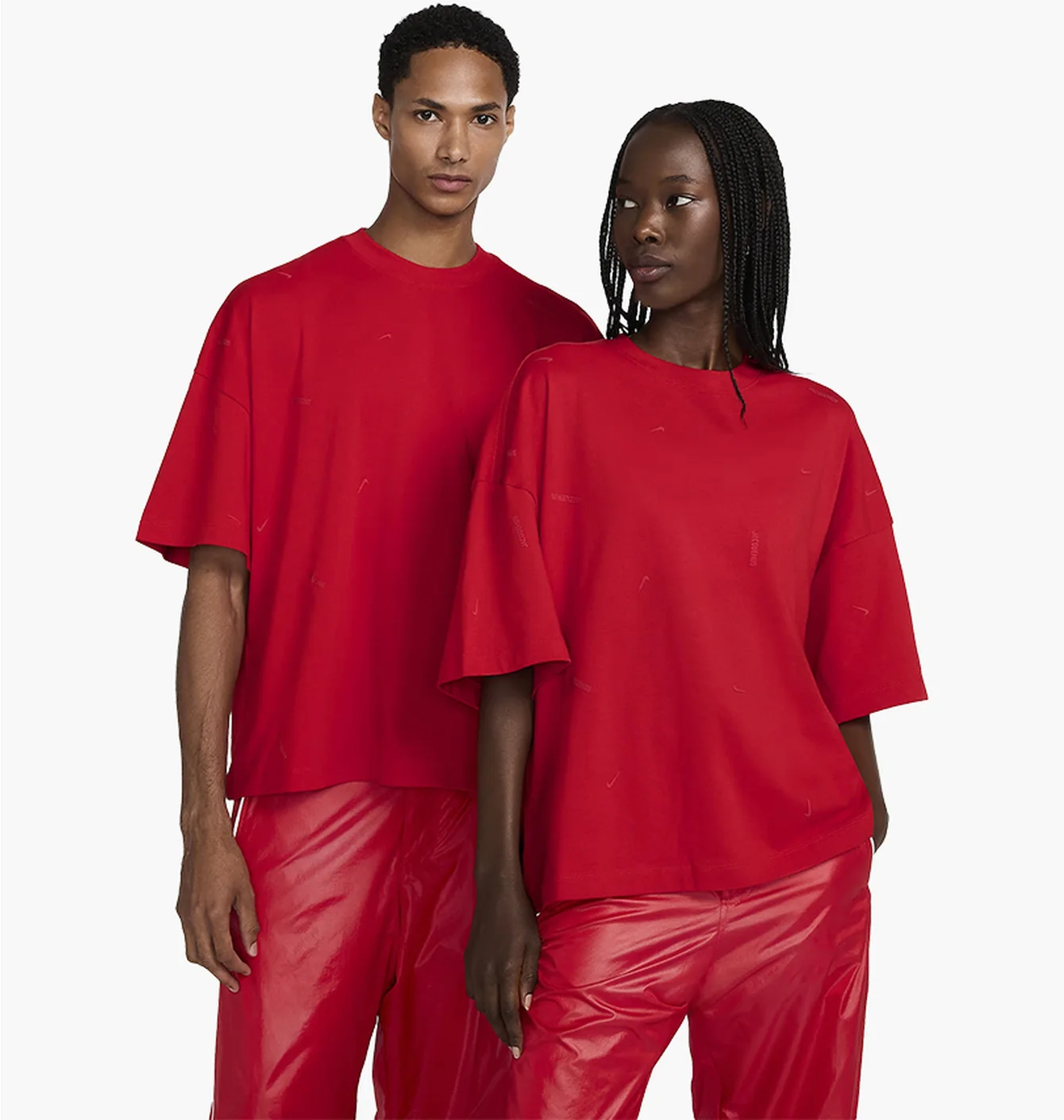 Футболка Jacquemus x Nike Logo T-Shirt Dark Red