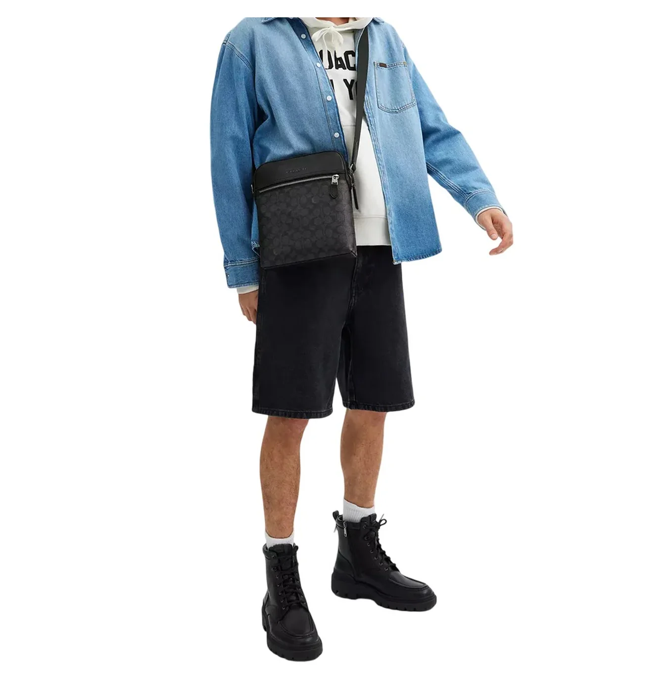 Сумка унісекс Coach Houston Black CZ398
