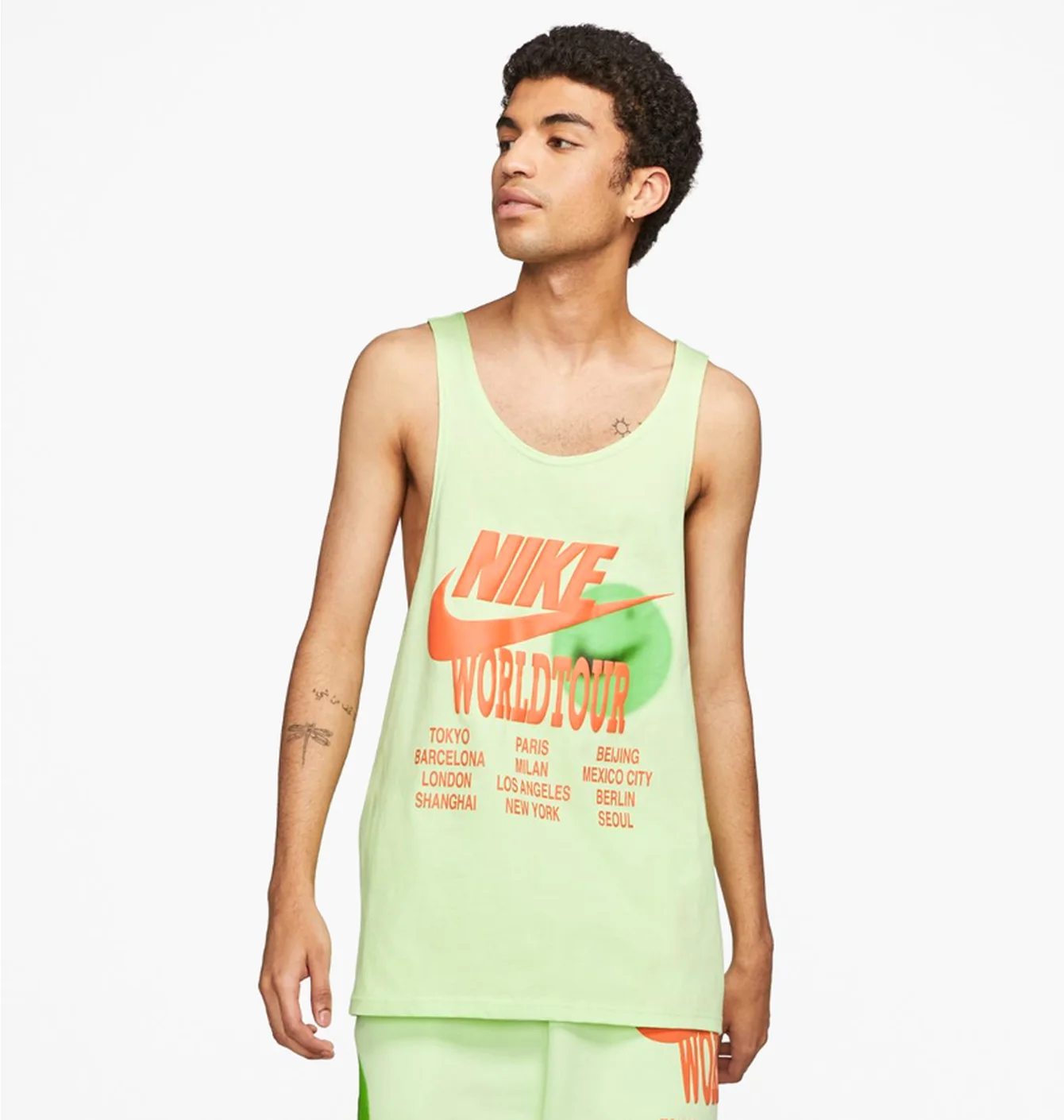 Майка NIKE M NSW TANK WORLD TOUR GREEN