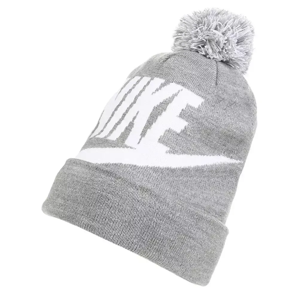Шапка Nike Kids Dark Grey Heather Swoosh Beanie & Gloves Set (9A2695-042)