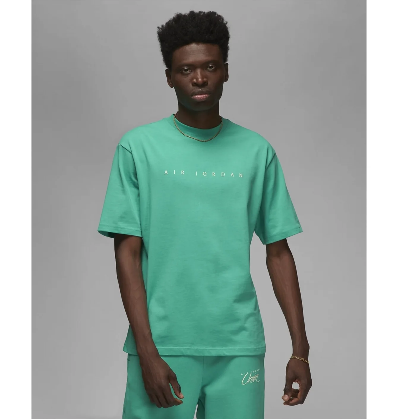 Футболка чоловіча Air Jordan T-Shirt X Union La Turquoise DV7343-348