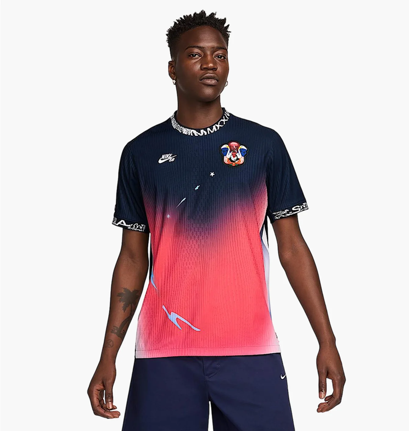Nike SB Olympics 2024 S/S Jersey Obsidian/Bright Crimson
