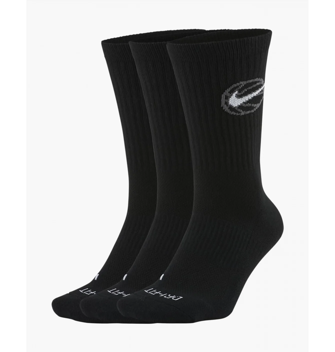 Шкарпетки унісекс Nike U Nk Crew Everyday Bball (3 пари) Black Da2123-010
