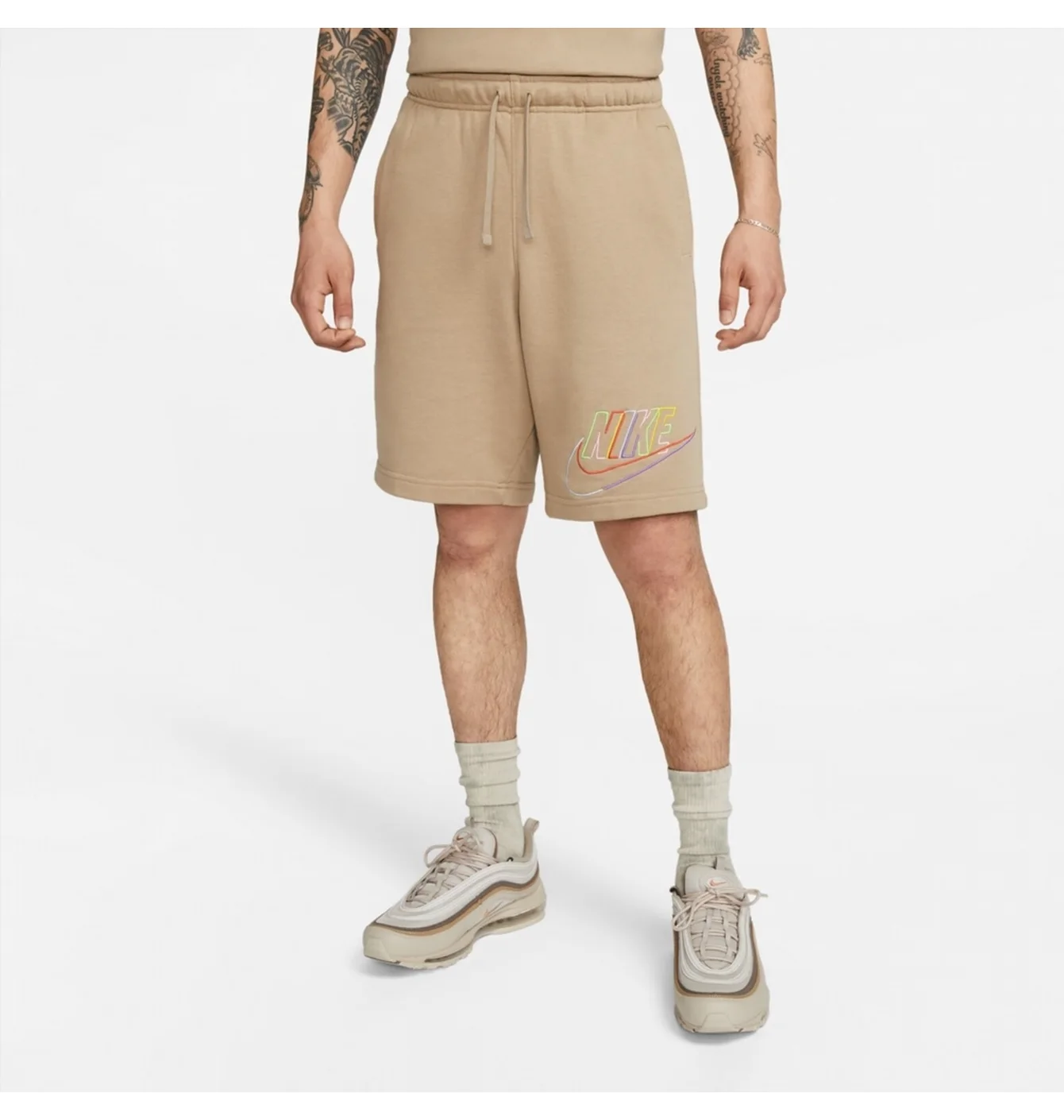 Шорти чоловічі Nike Club Fleece+ French Terry Shorts Beige DX0807-247