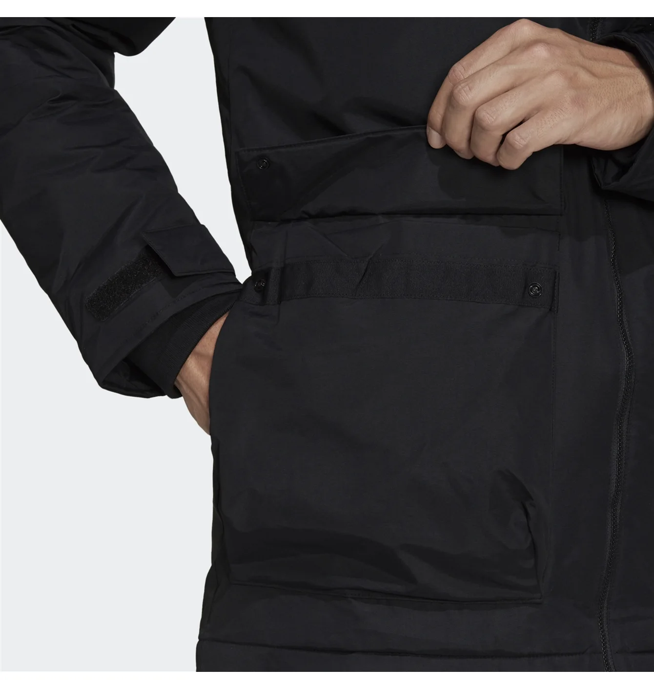Adidas Hooded Parka Sn99 Black Large