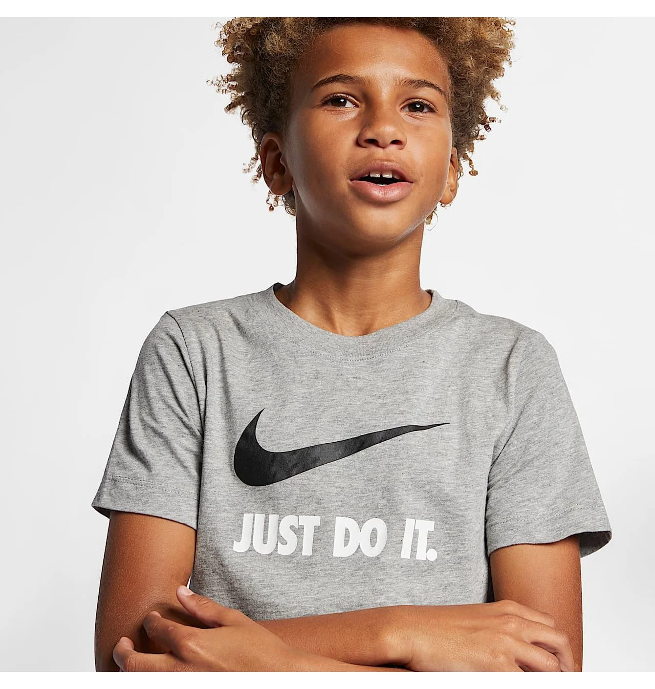 Футболка дитяча Nike Swoosh Grey AR5249-063