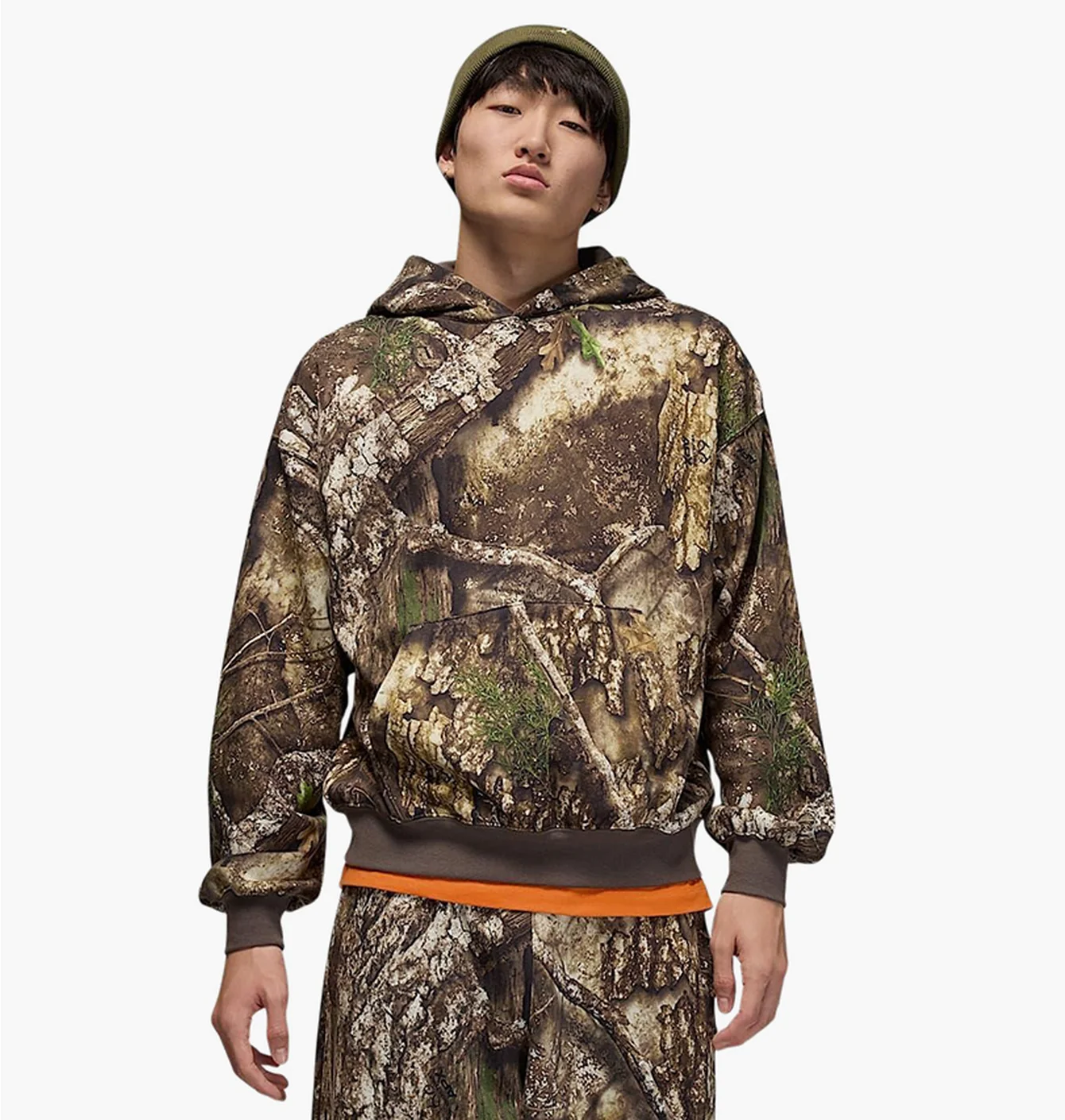 Худі чоловіче Air Jordan Brooklyn MenS Fleece Realtree Pullover Hoodie Olive HV1860-222