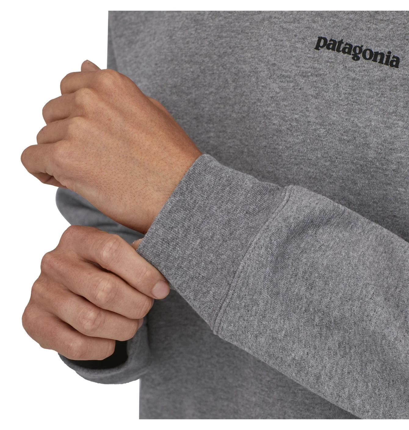 Patagonia P-6 Logo Uprisal Crew Sweatshirt Gravel Heather
