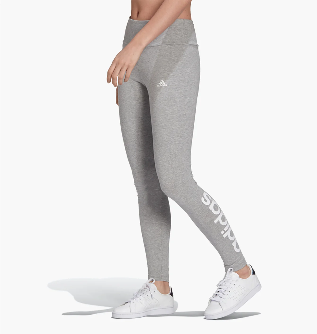 Легінси жіночі Adidas Loungewear Essentials High-Waisted Logo Leggings Grey Gl0638