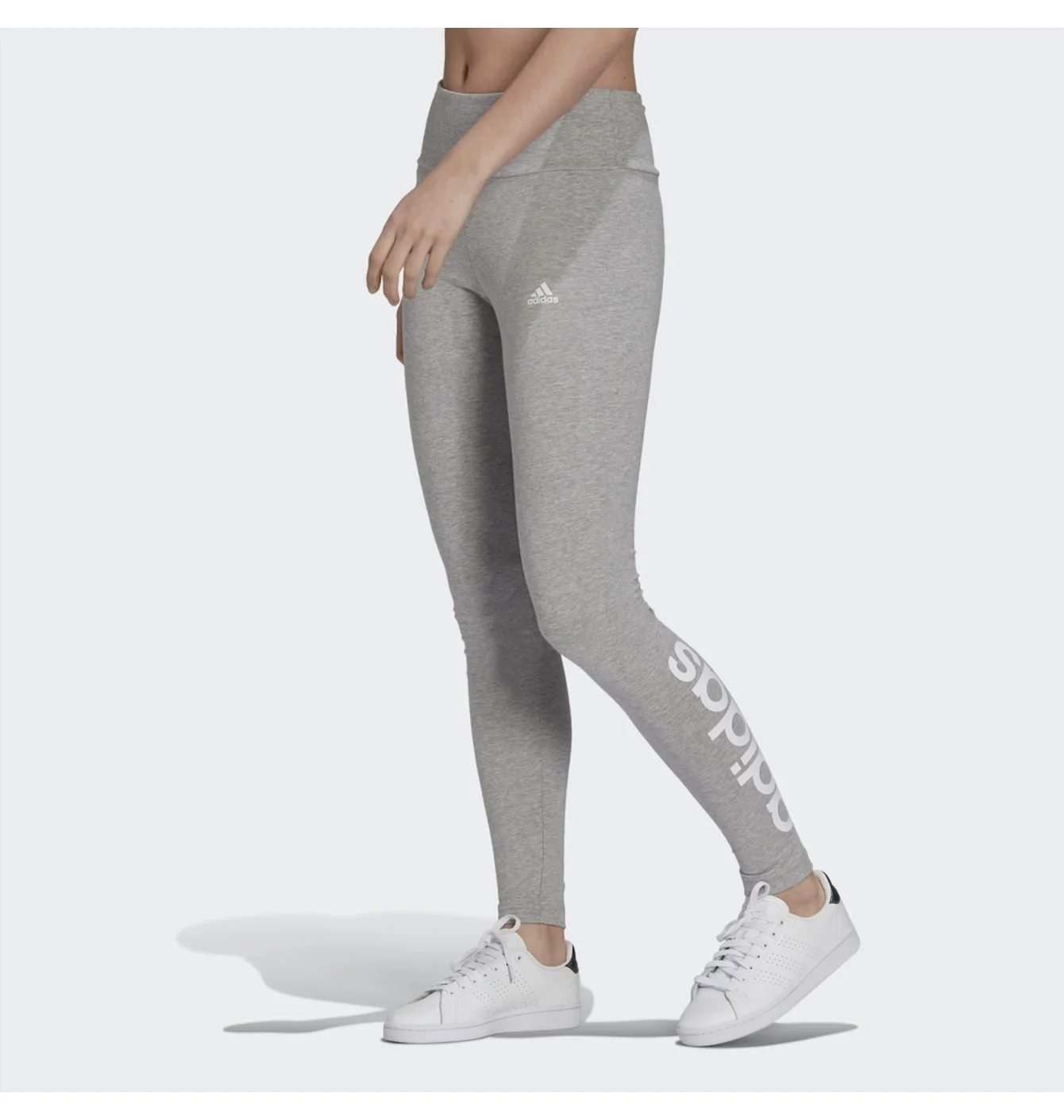 Легінси жіночі Adidas Loungewear Essentials High-Waisted Logo Leggings Grey Gl0638