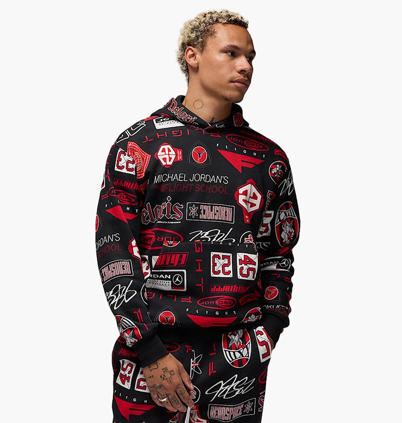 Худі чоловіче Air Jordan Essentials Printed Fleece Multi HM7254-010