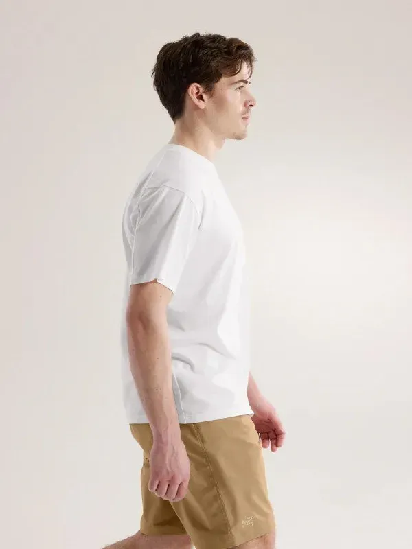 Arcteryx Kragg SL Cotton Short Sleeve White Light